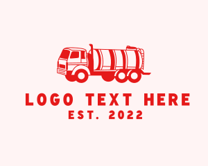 Oil Tanker Truck logo