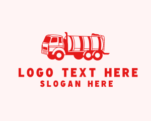 Oil Tanker Truck Logo