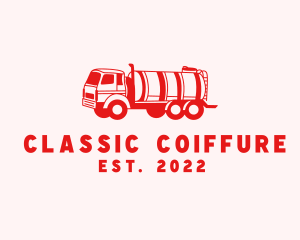 Oil Tanker Truck logo design