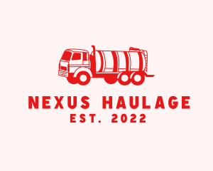 Oil Tanker Truck logo design