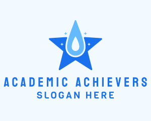 Star Cleaning Droplet logo