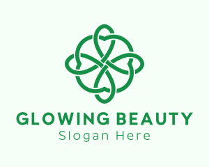 Green Cloverleaf Pattern logo