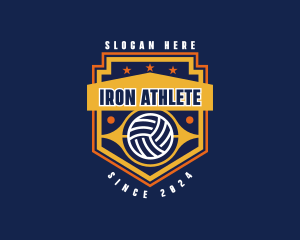 Volleyball Varsity Tournament logo design