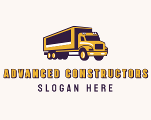 Logistics Cargo Truck logo design