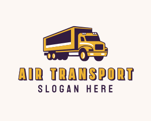 Logistics Cargo Truck logo design