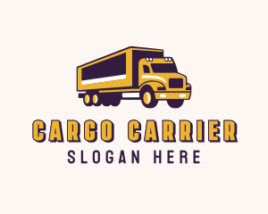 Logistics Cargo Truck logo design