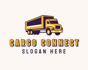 Logistics Cargo Truck logo