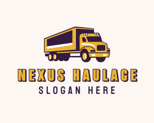 Logistics Cargo Truck logo design