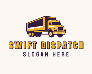 Logistics Cargo Truck logo design