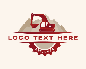 Excavator Industrial Construction logo