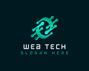 Digital Tech Circuit logo design