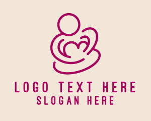 Magenta Mom Breastfeeding Logo