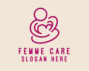 Magenta Mom Breastfeeding logo