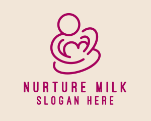 Magenta Mom Breastfeeding logo