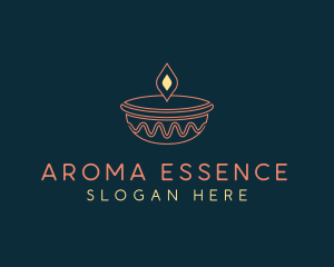 Scented Candle Spa logo design