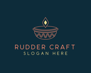 Scented Candle Spa logo design