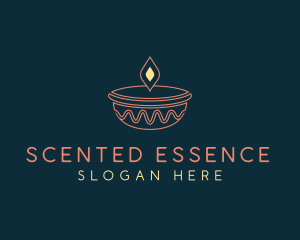 Scented Candle Spa logo design