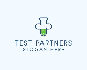 Test Tube Cross logo