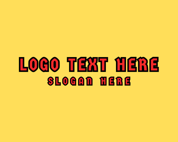 Medieval German Font Text logo