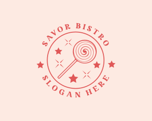 Lollipop Candy Sparkle logo