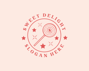Lollipop Candy Sparkle logo