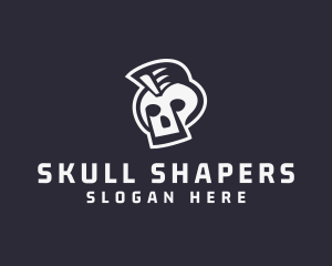 Music Rock Skull Band logo design