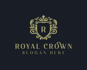 Royal Crown Shield logo design