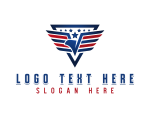 Eagle Freedom Crest logo