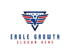 Eagle Patriot Crest logo design