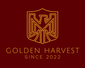 Golden Eagle Crest logo design