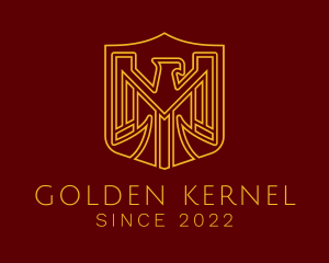 Golden Eagle Crest logo design