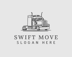 Truck Moving Company logo design