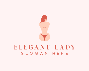 Bikini Sexy Lady logo design