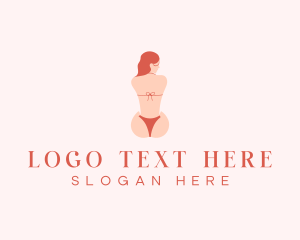 Flawless - Bikini Sexy Lady logo design
