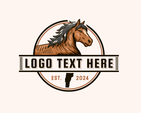 Vermont Horse Equestrian logo