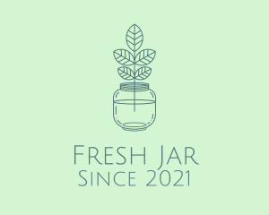 Water Jar Plant  logo design