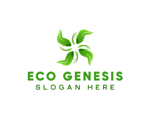 Eco Leaf Foundation logo design