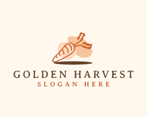 Carrot Vegetable Food logo design