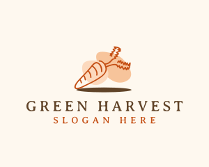 Carrot Vegetable Food logo design