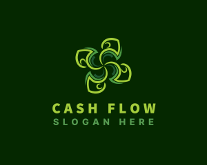 Money Cash Spiral logo design