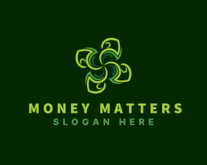 Money Cash Spiral logo design