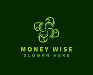 Money Cash Spiral logo design