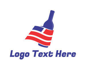 USA Wine Bottle logo