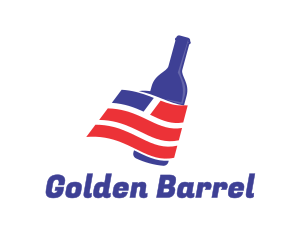 USA Wine Bottle logo