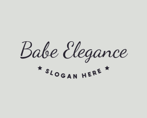 Elegant Cursive Business logo design