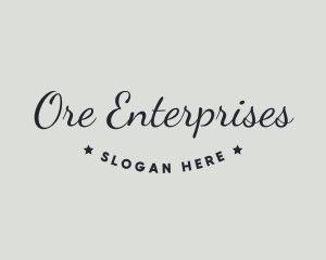 Elegant Cursive Business logo design