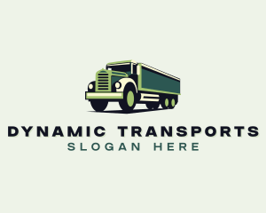 Vehicle Transport Truck logo design