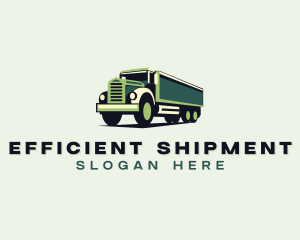 Vehicle Transport Truck logo design