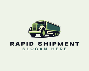 Vehicle Transport Truck logo design