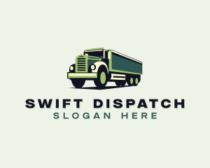 Vehicle Transport Truck logo design